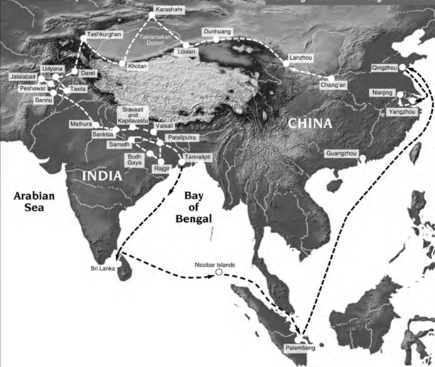 Fa-xian-itinerary